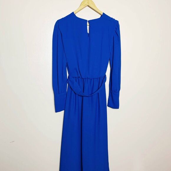 CLEARANCE! Blue Handmade L/S Dress Size 4 GUC - Picture 2 of 6